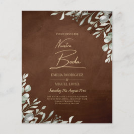 Greenery Brown Wedding Fall Winter