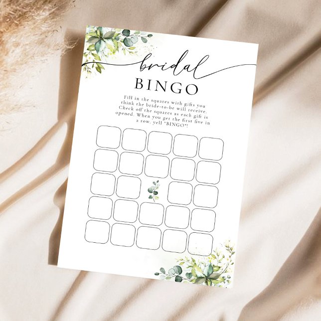 Greenery Chá de panela Bingo (Criador carregado)