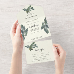 Greenery de inverno Casamento de marfim