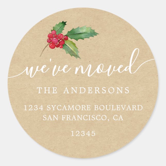 Greenery de Natal Mudamos a etiqueta do novo ender (Frente)