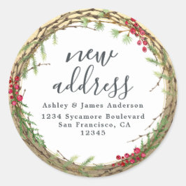 Greenery de Natal Mudamos a etiqueta do novo ender