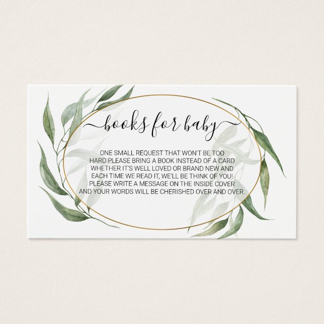 Greenery deixa quadro de pedido de Chá de fraldas (Frente)