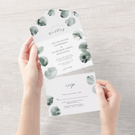 Greenery e Eucalyptus Wedding Convite
