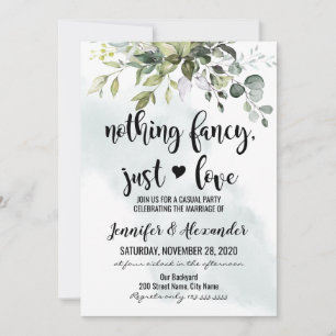 Greenery Elopement Wedding