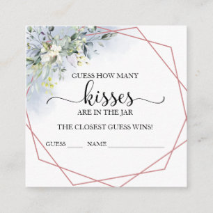 Greenery Eucalyptus Adivinha Quantos Cartões De Be