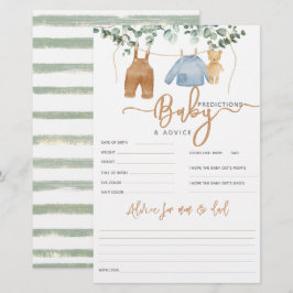 Greenery eucalyptus Boho Chá de fraldas Geme