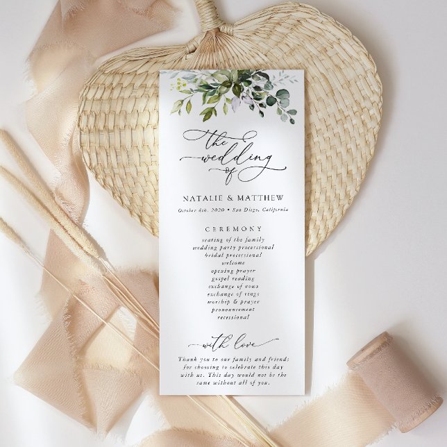 Greenery, Eucalyptus Leaves, Programa Casamento (Criador carregado)