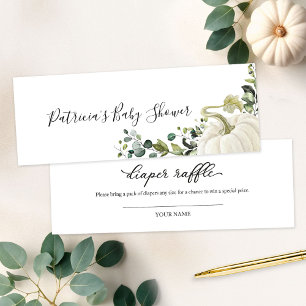 Greenery Pumpkin Fall Fralda Raffle