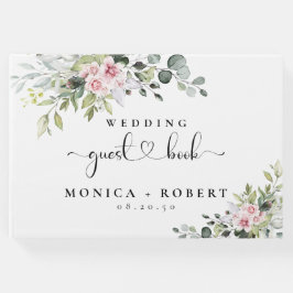 Greenery Rosa Rosa, Rosa, Livro de Convidados