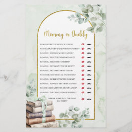 Greenery Storybook Mamães ou Jogos Pais