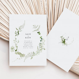 Greenery Wedding Salve o Cartão de Data