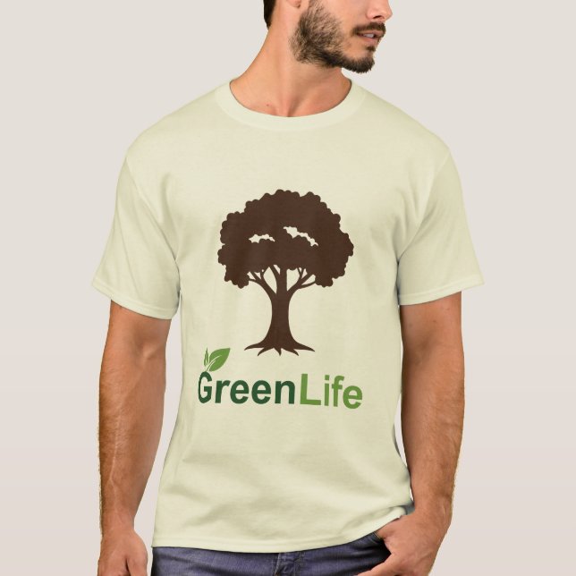 GreenLife Tree Eco Friendly Nature Lover T-Shirt (Frente)