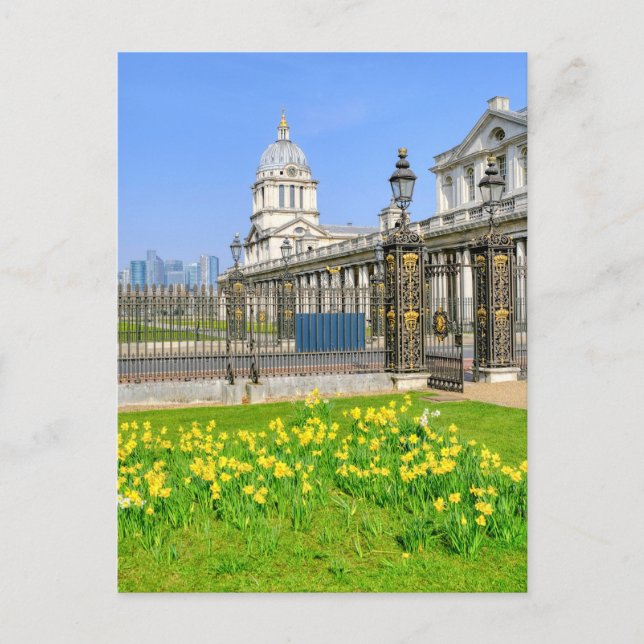 Greenwich Park, cartão postal britânico de Londres (Frente)