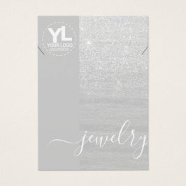 Grelha de Glamor Silver Glitter do Colar