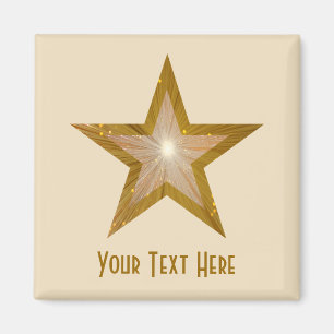 Grelha de íman 'Your Text' da Estrela Dourada