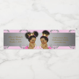 Grelha do Rótulo da Garrafa de Água,chá de fraldas