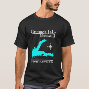 Grenada Lake Mississipi - Camisa de Leve Longa