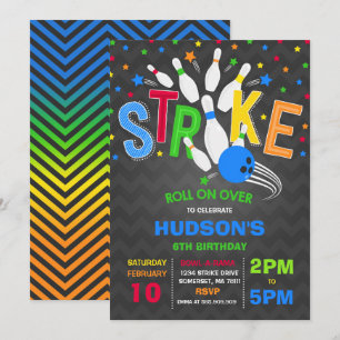 Greve de Festas de aniversário de Convite à Boli