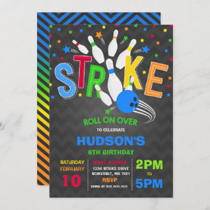 Greve de Festas de aniversário de Convite à Bolich