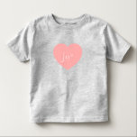 Grey t-shirt<br><div class="desc">grey t-shirt with pink heart</div>