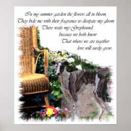 Greyhound Art Impressão