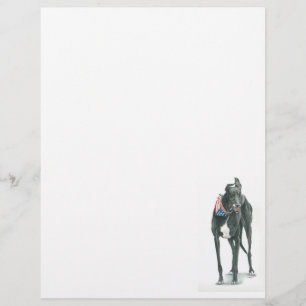 Greyhound Dog Art - Letra de Cabeça