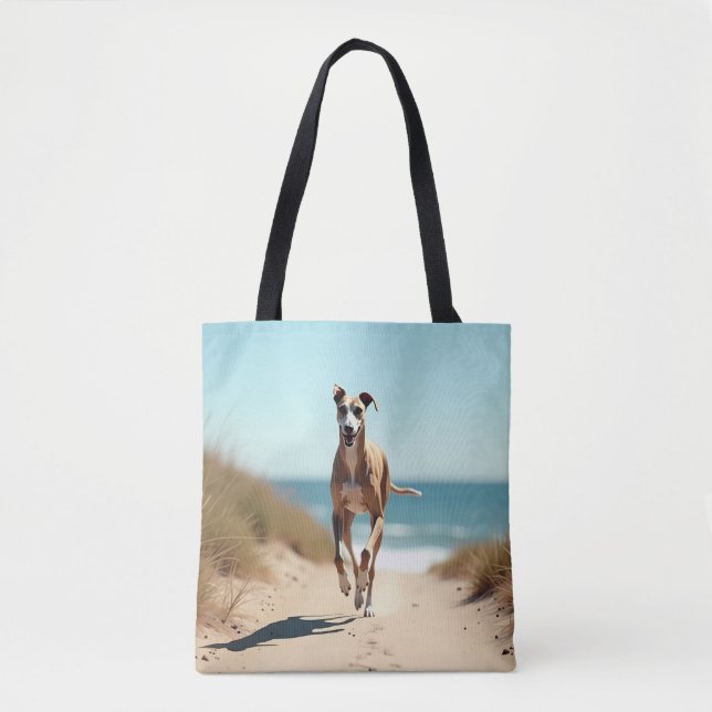Greyhound Elegante Tote Bag (Frente)