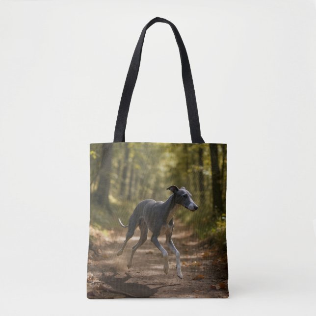 Greyhound Elegante Tote Bag (Frente)