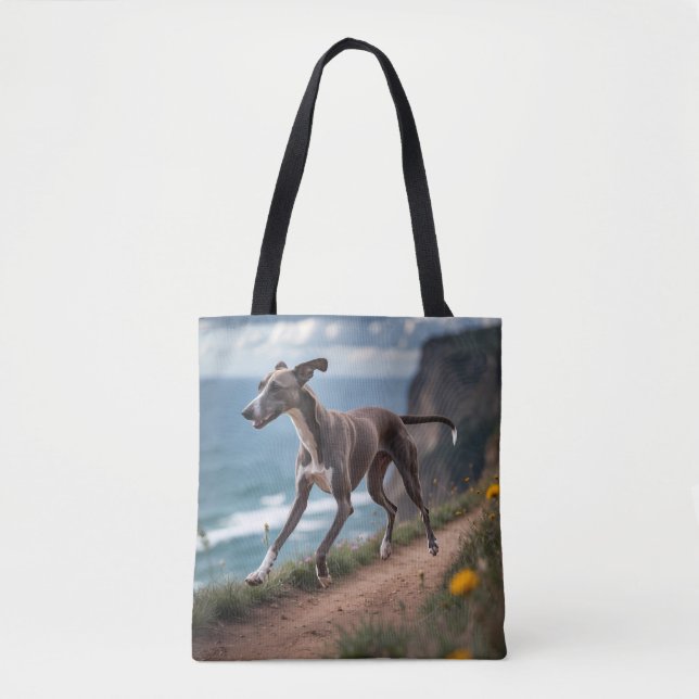 Greyhound Elegante Tote Bag (Frente)
