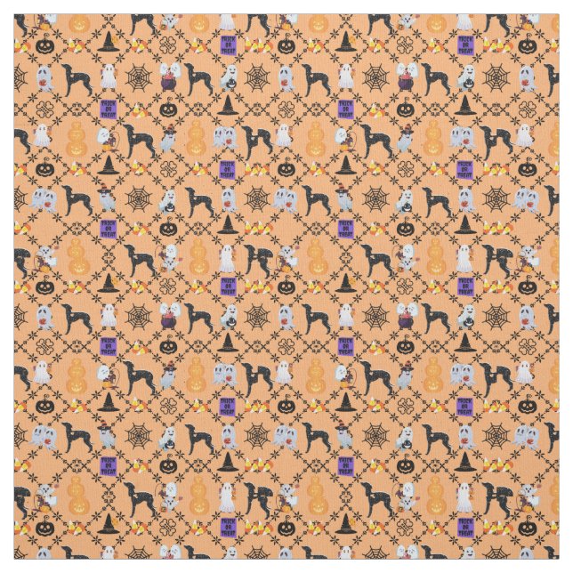 Greyhound Halloween Iggy Joann Tecido (Modelo)