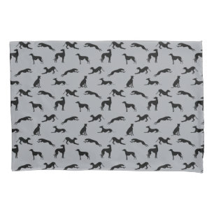 Greyhound Silhouettes Reversible on Cinza
