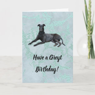 Greyhound tem um cartão de aniversário grego
