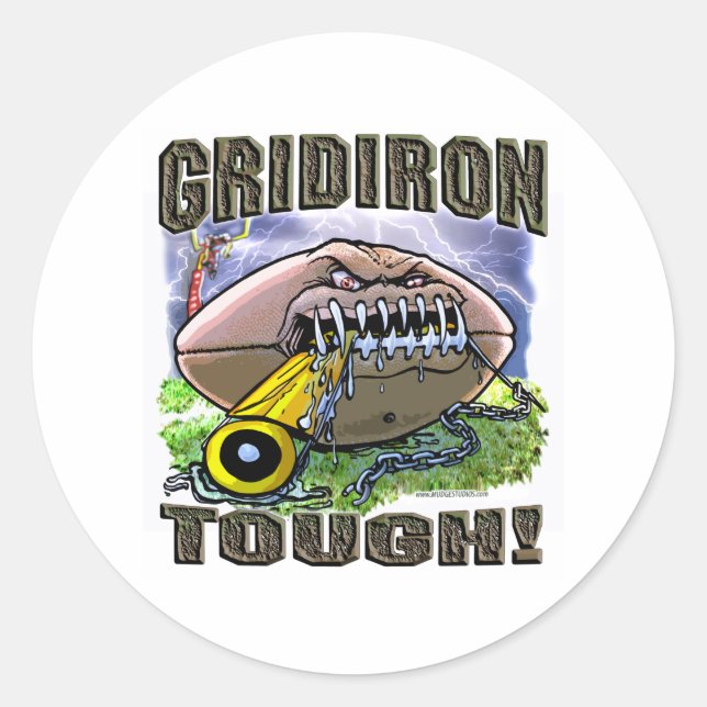 Gridiron Tough! Adesivo (Frente)