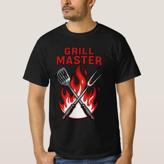 Grill Master – BBQ Father’s Day T-Shirt (Frente)