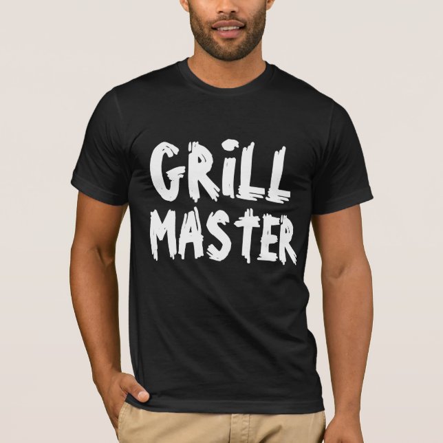 GRILL MASTER PAI - DIA DE OS PAIS T-SHIRTS (Frente)