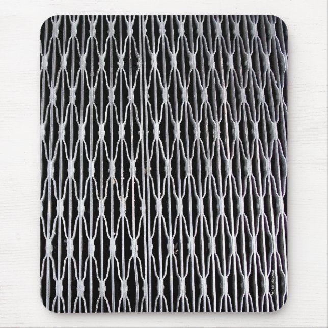 Grillwork Abstrato Mousepad (Frente)