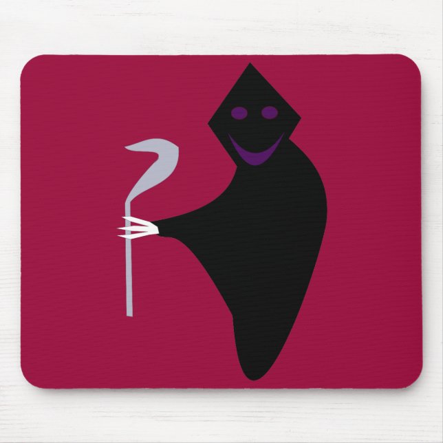 Grim Reaper Halloween Mousepad (Frente)