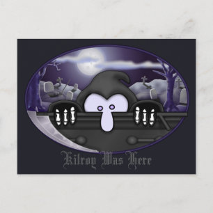 Grim Reaper Kilroy Cartão postal 2