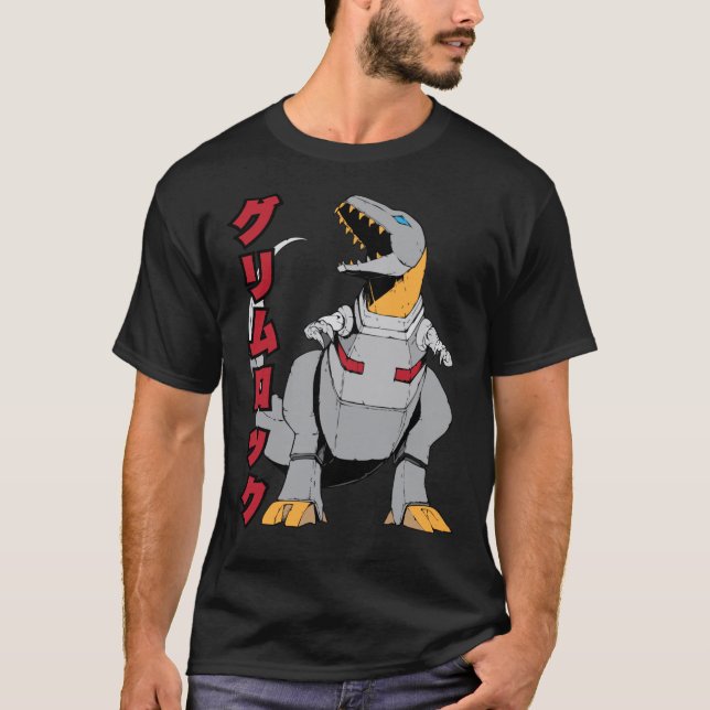 GRIMLOCK - グ リ ム  simulação T-shirt essencial (Frente)