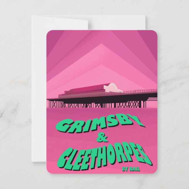 Grimsby & Cleethorpes poster de viagens (Frente)