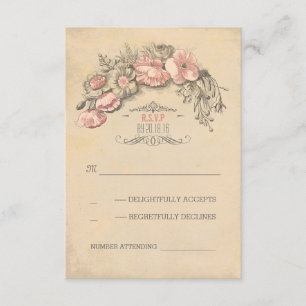 Grinalda cor-de-rosa RSVP wedding chique das