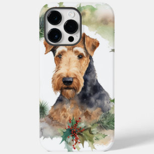 Grinalda de Natal Airedale Pup Festivo