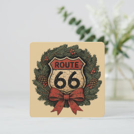 Grinalda de Natal da Vintage Route 66
