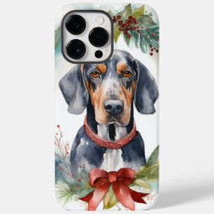 Grinalda de Natal do Bluetick Coonhound Cãozinho F