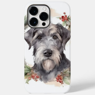 Grinalda de Natal do Wolfhound Cão Festivo 