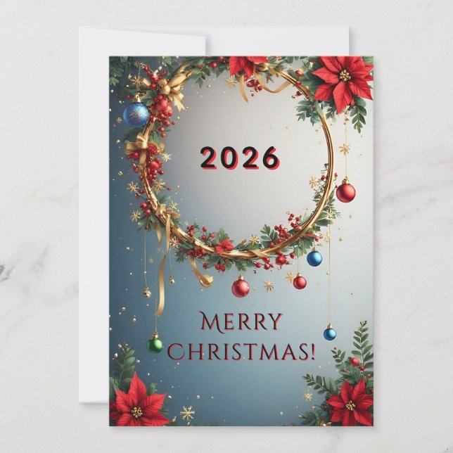 Grinalda de Natal Festiva (Frente)