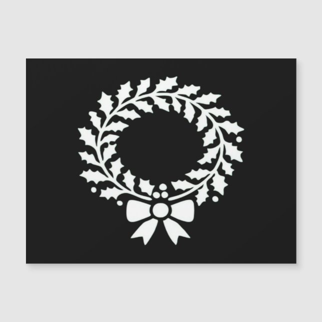 Grinalda de Natal Festiva Clássica (Frente)