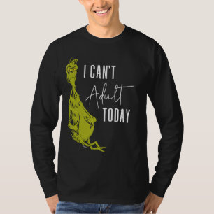 Grinch   Camiseta Divertida Não Posso Ser Adulto H