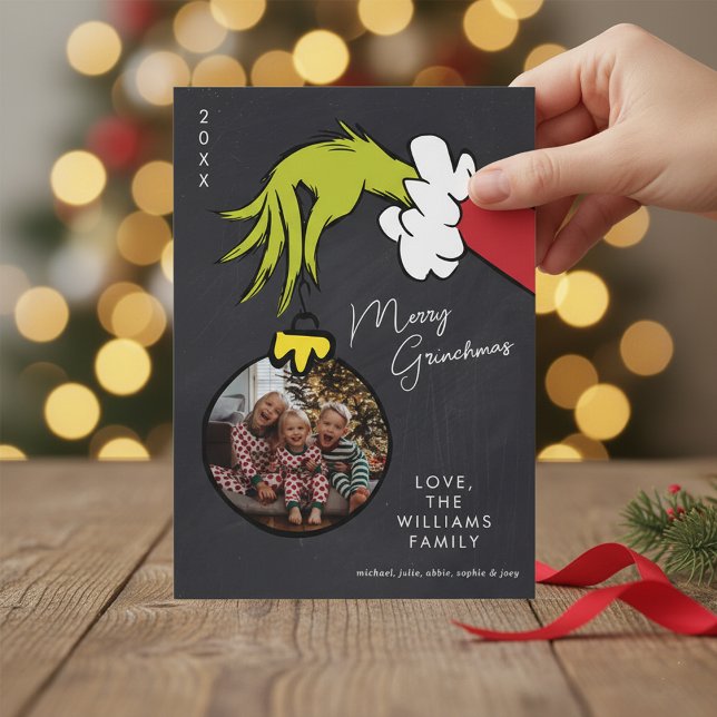 Grinch Feliz Grinchmas Foto de Família Natal (Criador carregado)