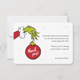 Grinch Frio Aniversário Obrigado